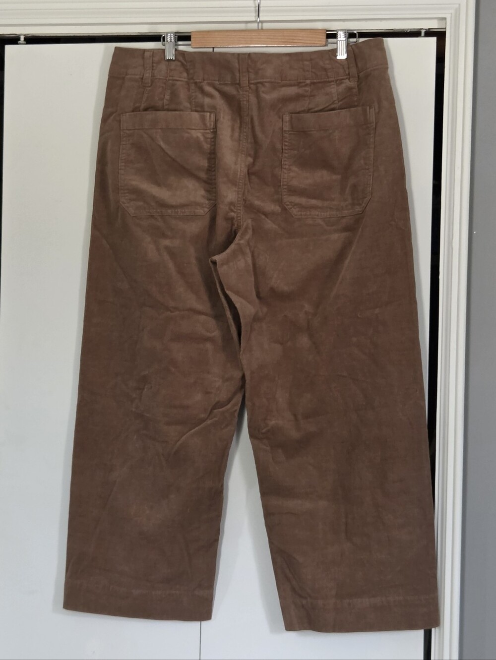 Quince Brown Corduroy Straight-Leg Pants - Picture 3 of 5